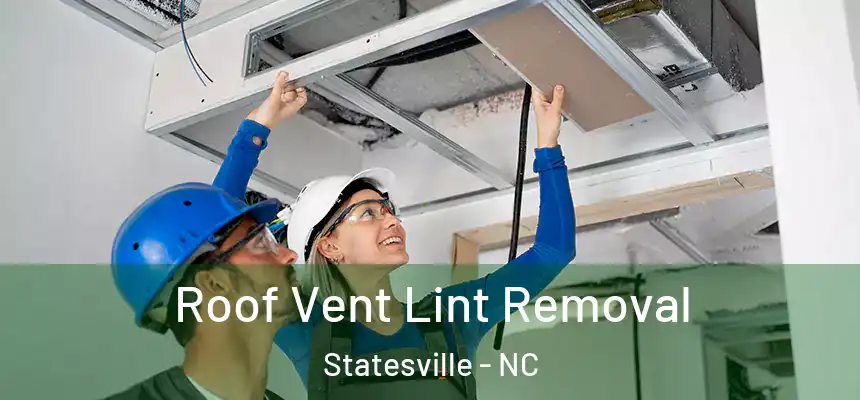 Roof Vent Lint Removal Statesville - NC